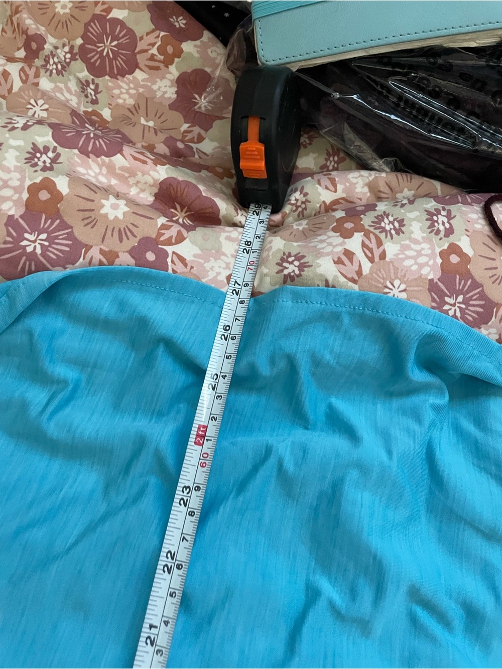 (2)Coolibar UPF 50 Turquoise and Black with White stripes Women Swim Sarong/wrap